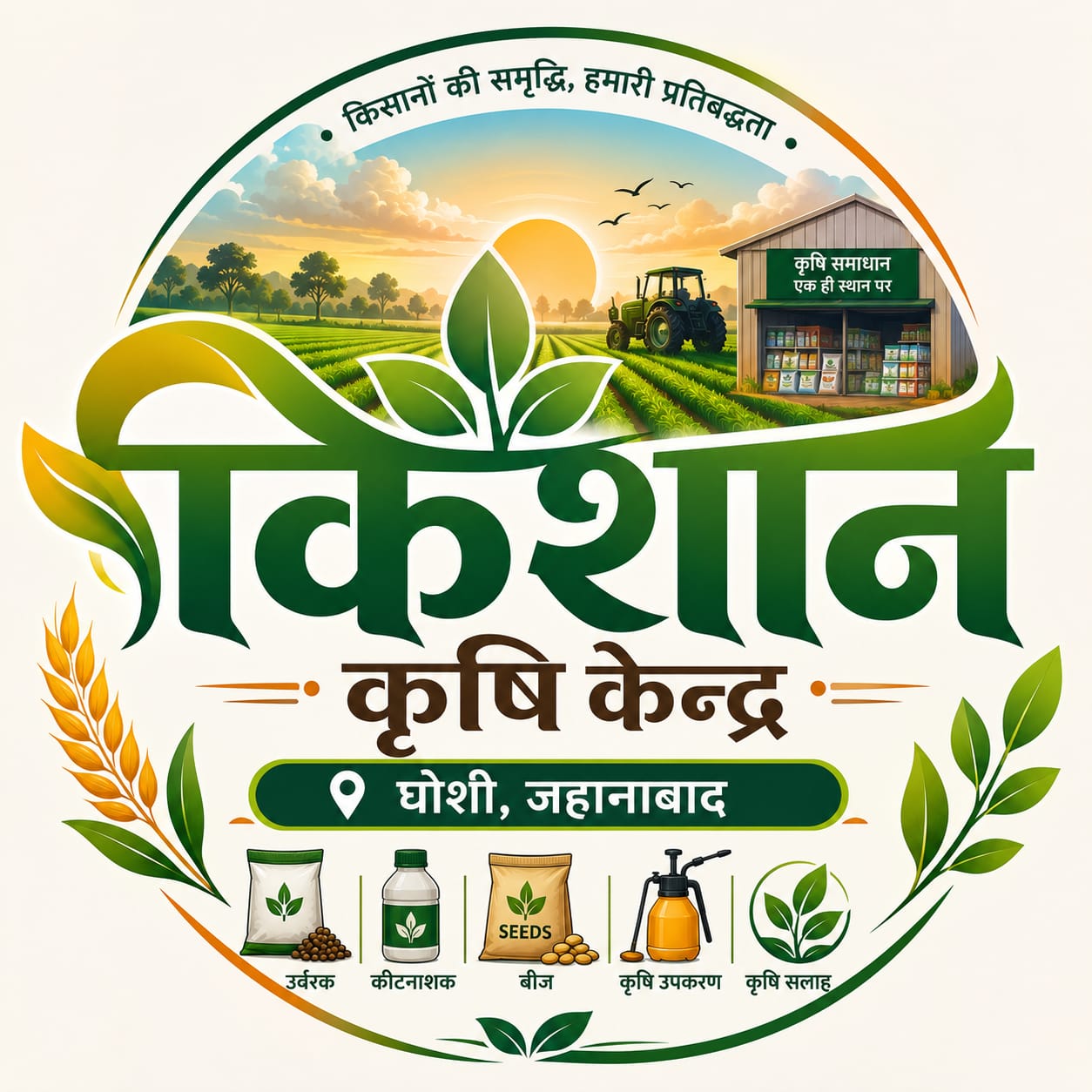 Kishan Krishi Kendra Logo